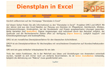 Tablet Screenshot of dienstplan-in-excel.de